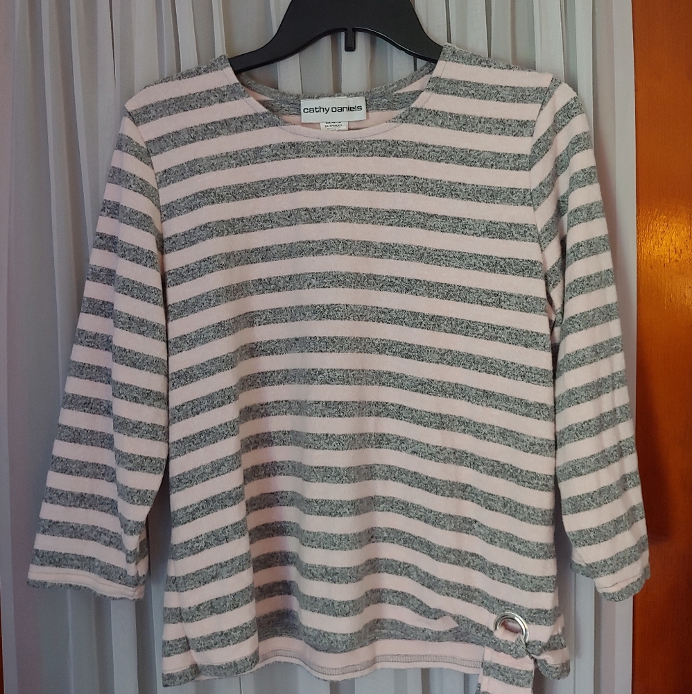 Striped Three Quarter Shirt
